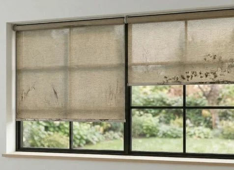 Roller Shades Cleaning Before